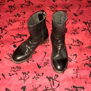 MOMA Black Leather Ankle Boots


Size 8